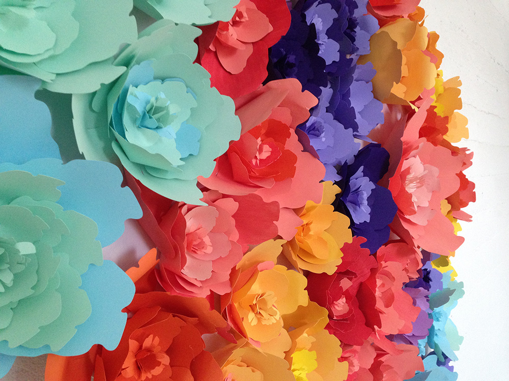 Paper Flower Windows - Ella Moss | Bramble Workshop