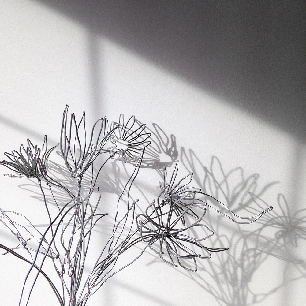 Wire flowers for Hermes | Bramble Workshop