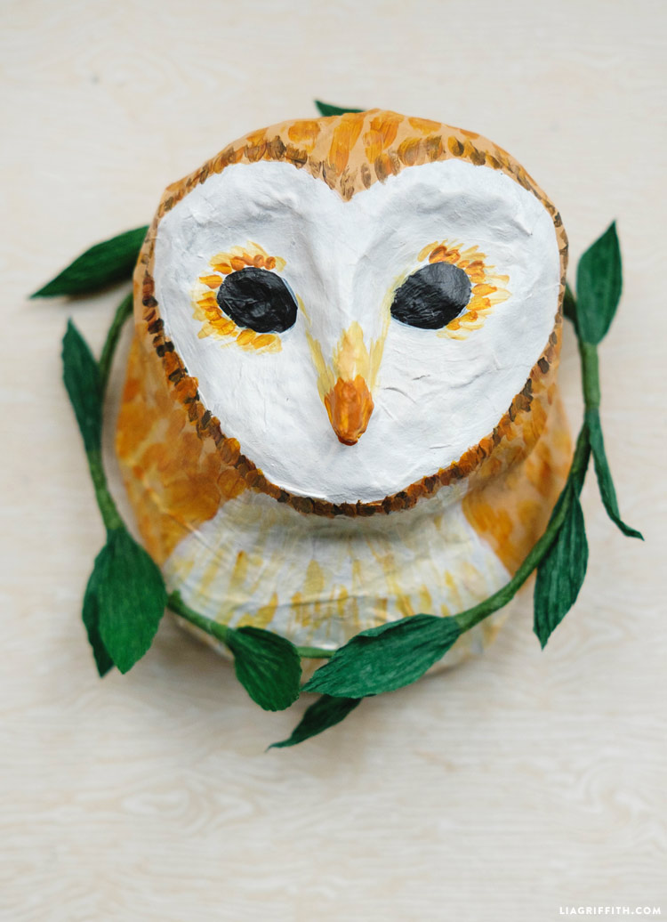 Bramble Workshop for LGM | Paper Mache Owl