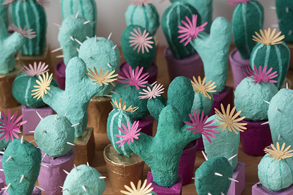 Paper Mache Cacti | Bramble Workshop
