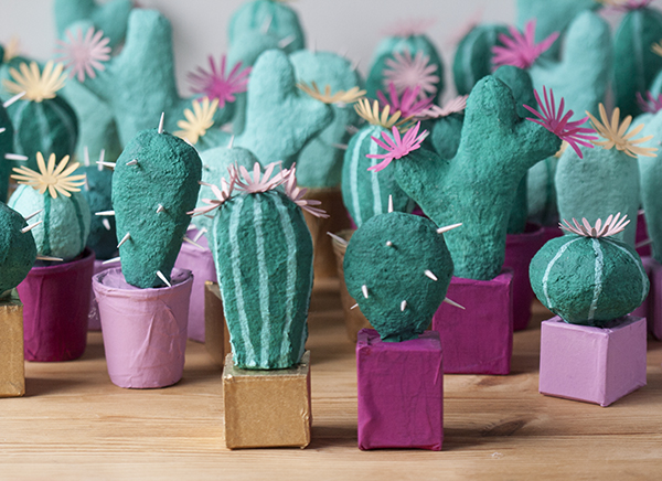Paper Mache Cacti | Bramble Workshop