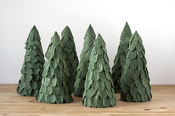Paper Pine Trees | Bramble Workshop
