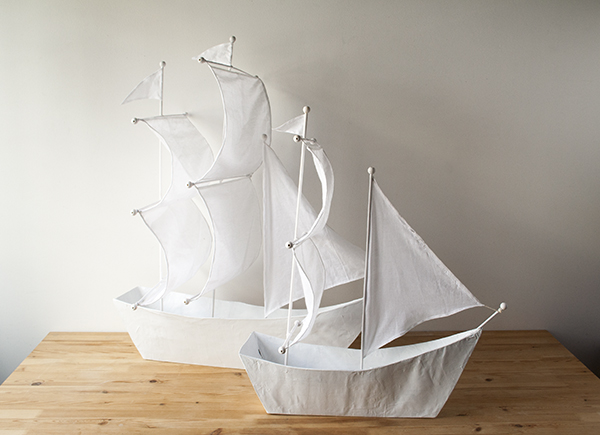 Paper Mache Ships | Bramble Workshop
