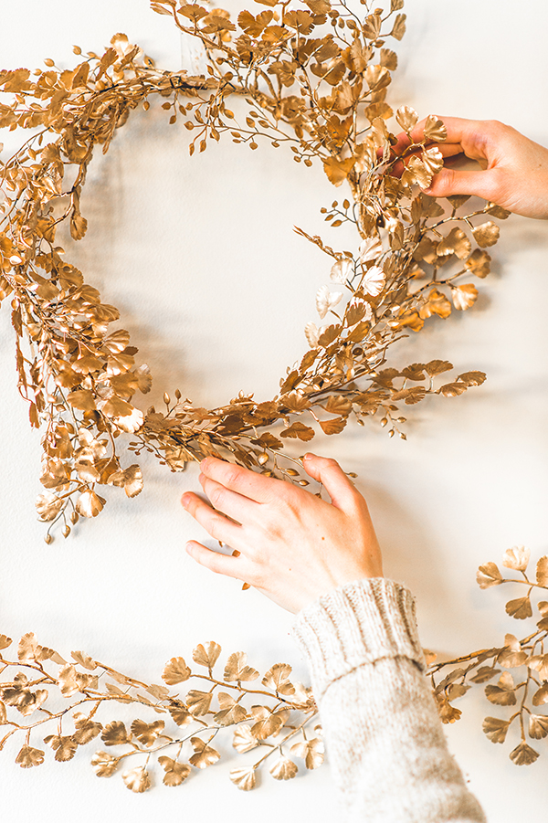 Golden Wreath DIY | Bramble Workshop