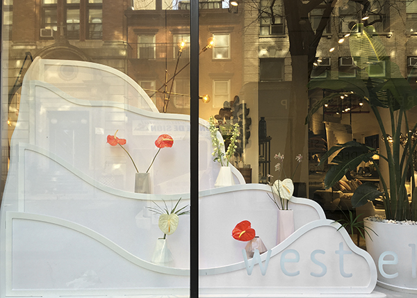 West Elm Window Display | Bramble Workshop