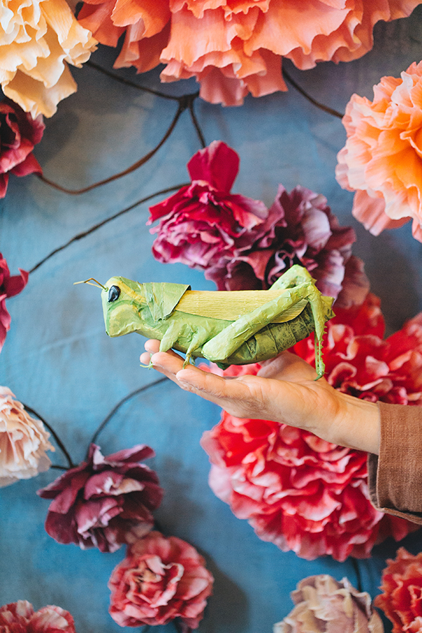 Paper Flower Installation for Portland Airport | Bramble Workshop